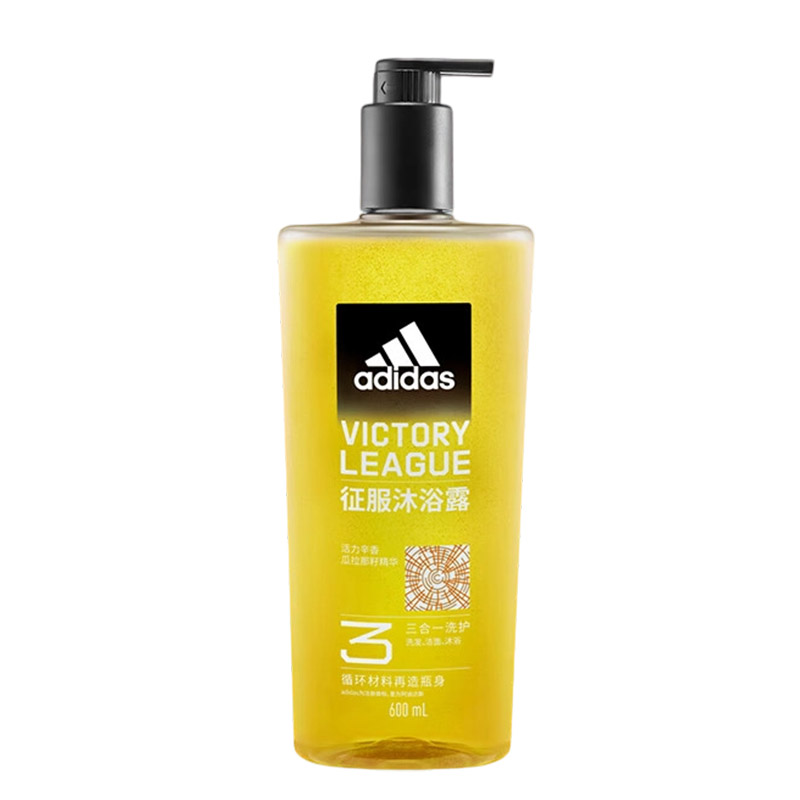 

Спортивный успокаивающий 3-в-1 мужской гель для душа очищение и увлажнение 250мл/250мл*2/600мл/600мл*2 Adidas