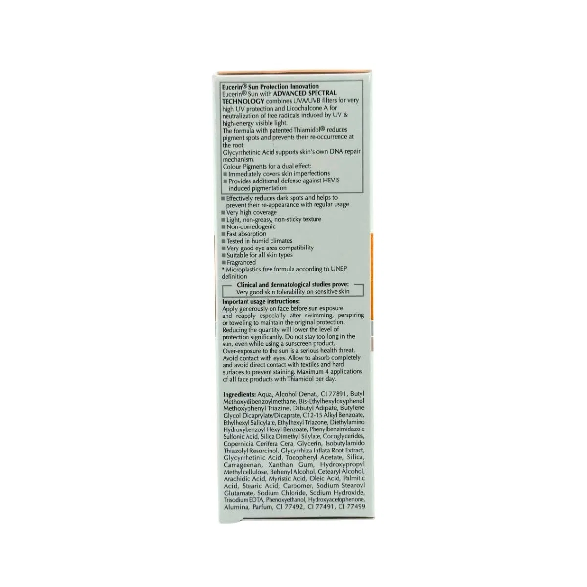 Солнцезащитный тонирующий крем для лица «Sun Pigment Control Tinted Light» SPF 50 от Eucerin, 50 мл Eucerin — фото 3