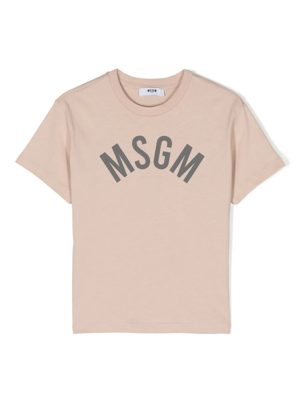 

Футболка с логотипом MSGM Kids, коричневый