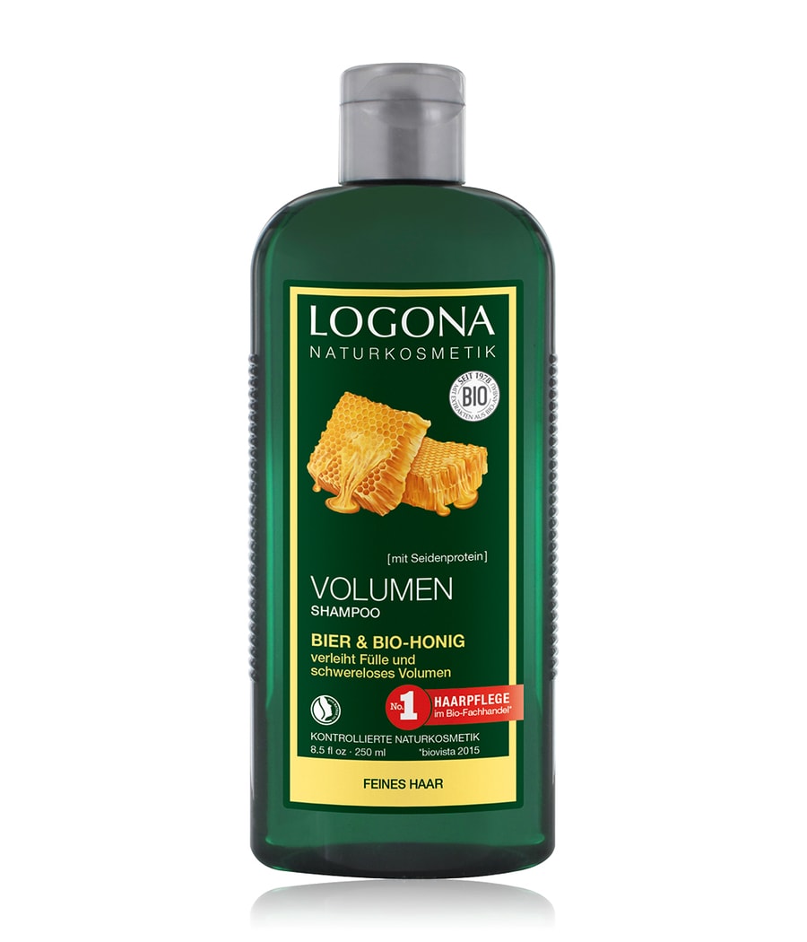 

Шампунь для волос Logona Bier & Bio-Honig Volumen, 250 ml