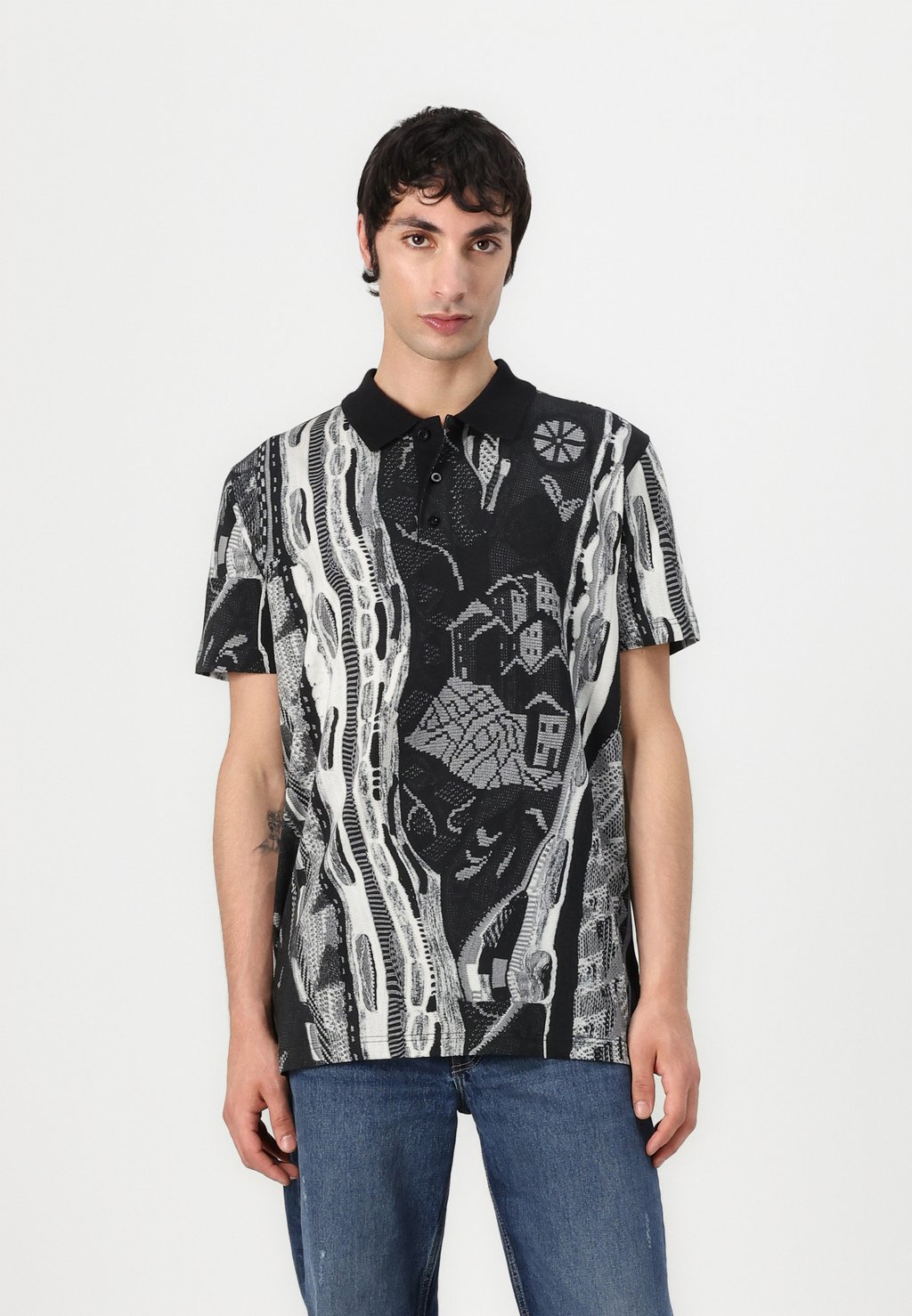 

Рубашка поло UNISEX Carlo Colucci, черный