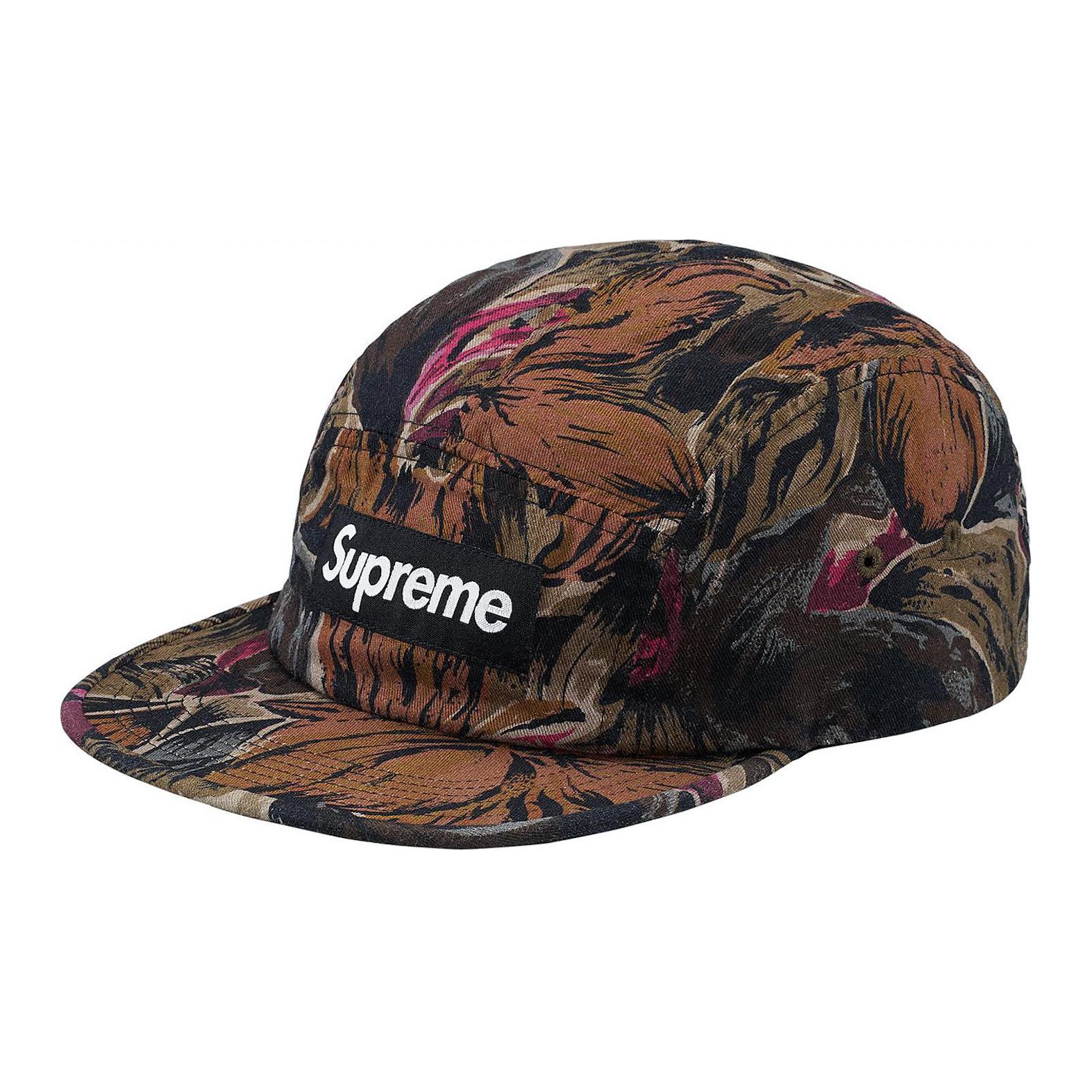 

Supreme Расписная цветочная кепка, Black