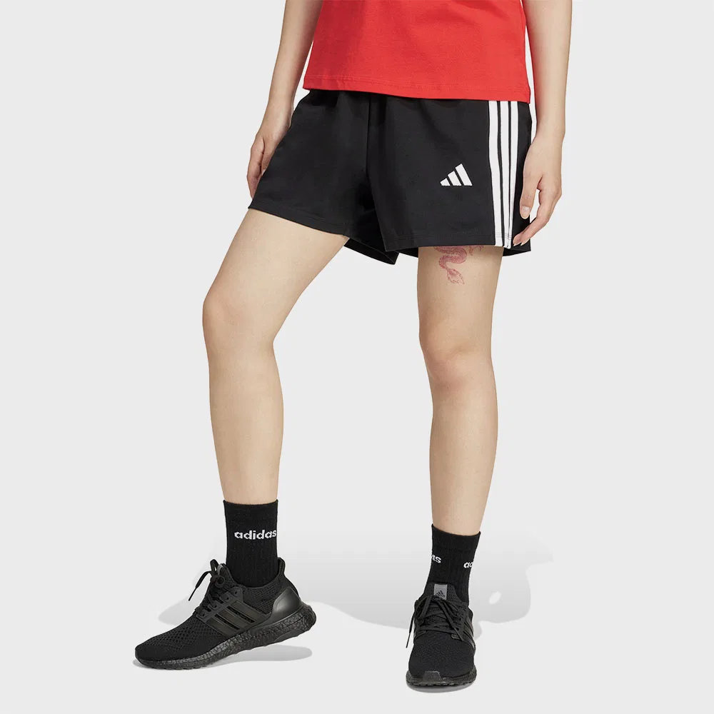 Женские хлопковые шорты Essential 3s чёрные от Adidas