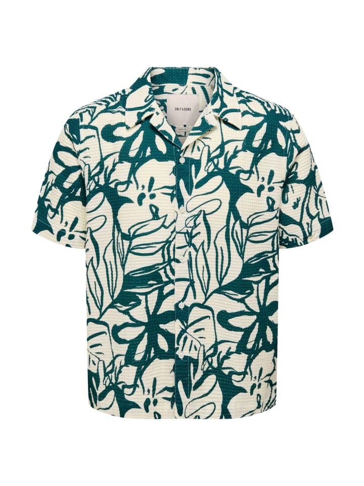 

Only&Sons Рубашка «Савье» бежевого цвета