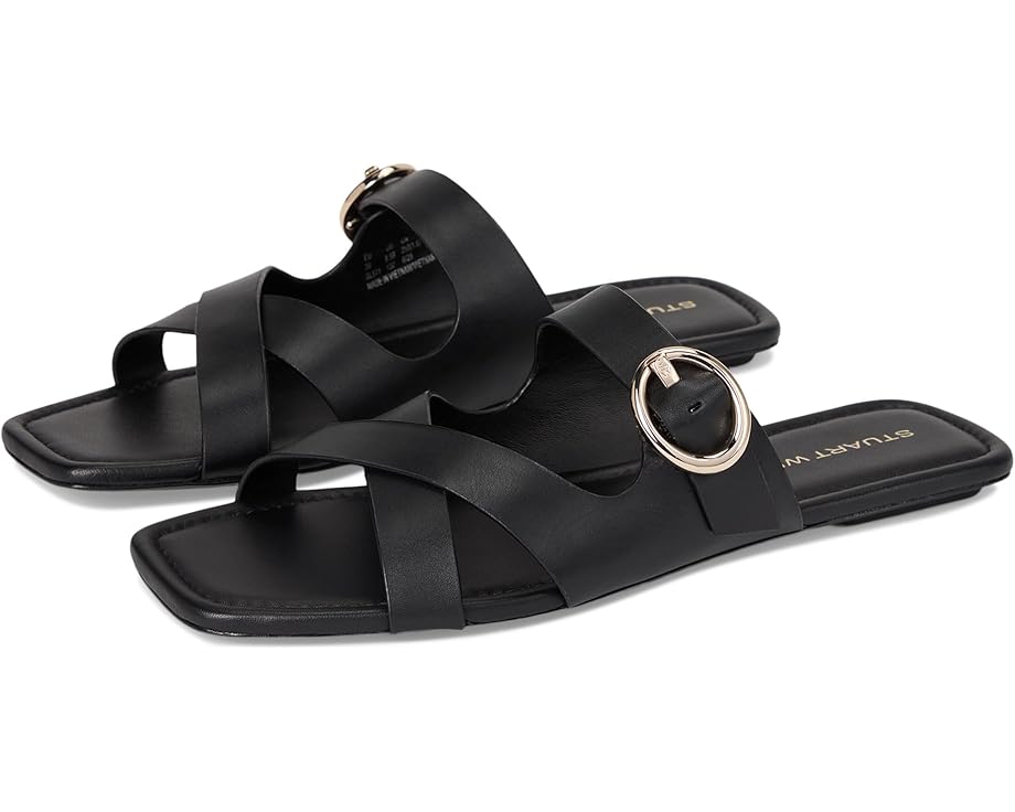 Сандалии Stuart Weitzman Villa Slide, черный