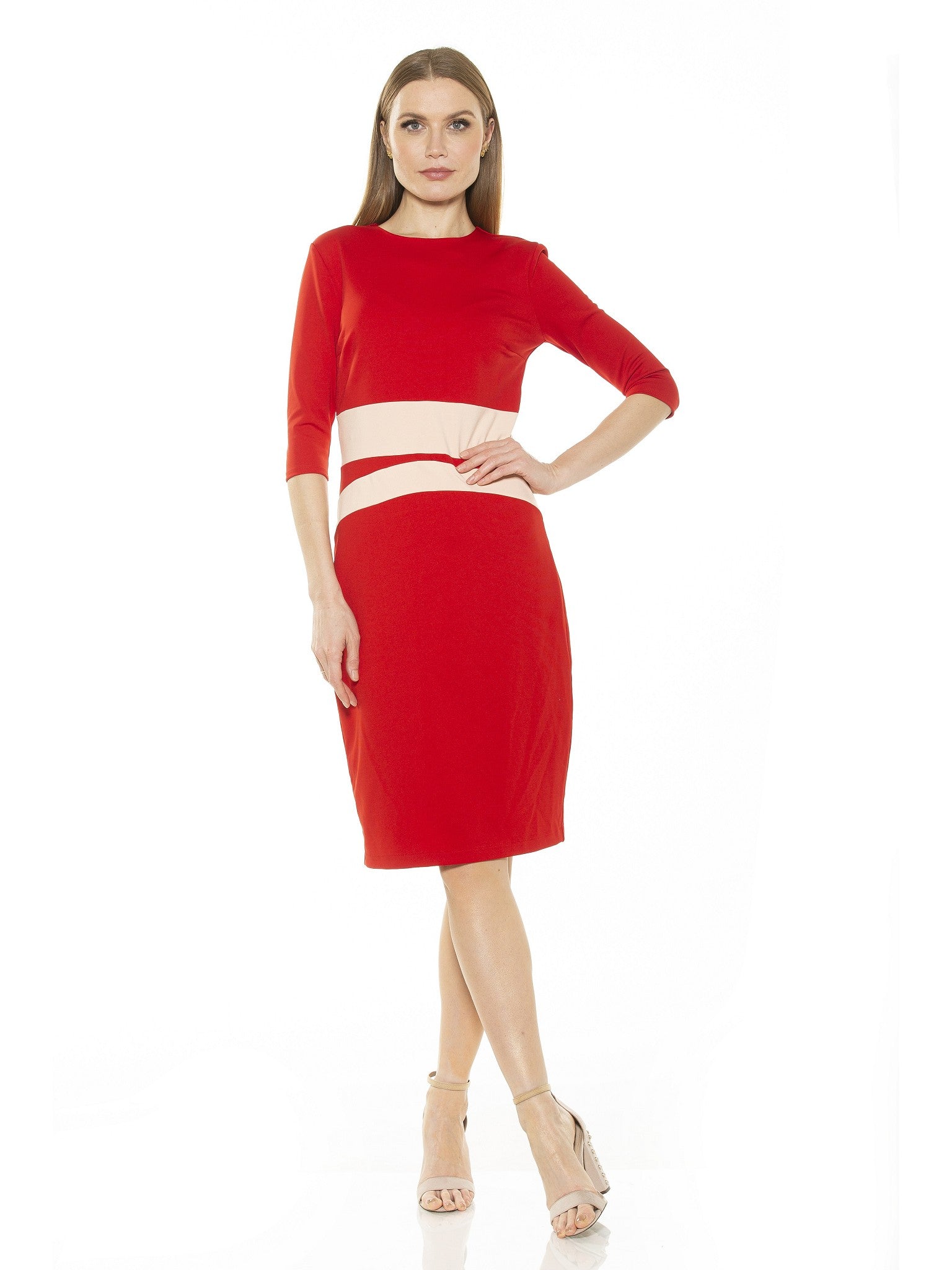 

Платье Алисии ALEXIA ADMOR, цвет red/blush