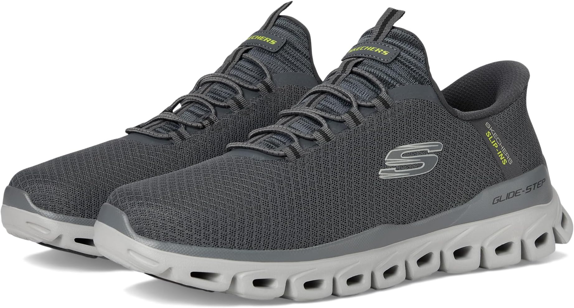 

Кроссовки SKECHERS Glide-Step Noxus Hands Free Slip-in, Charcoal