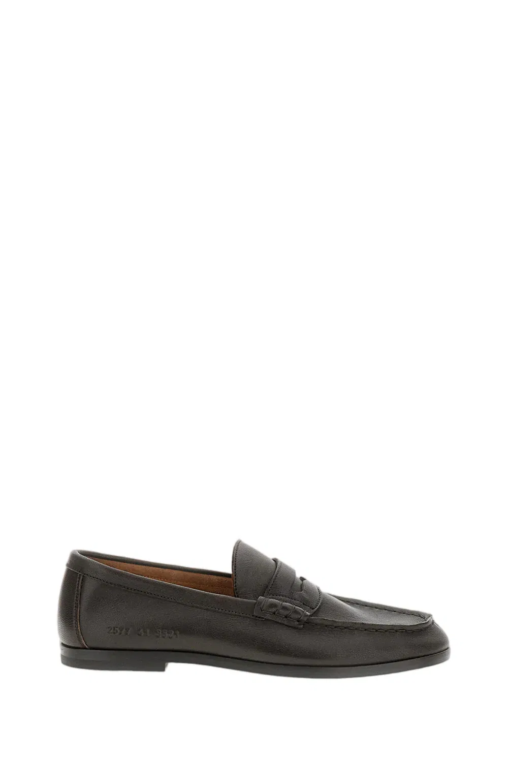 Кожаные лоферы без шнурков Common Projects, коричневый
