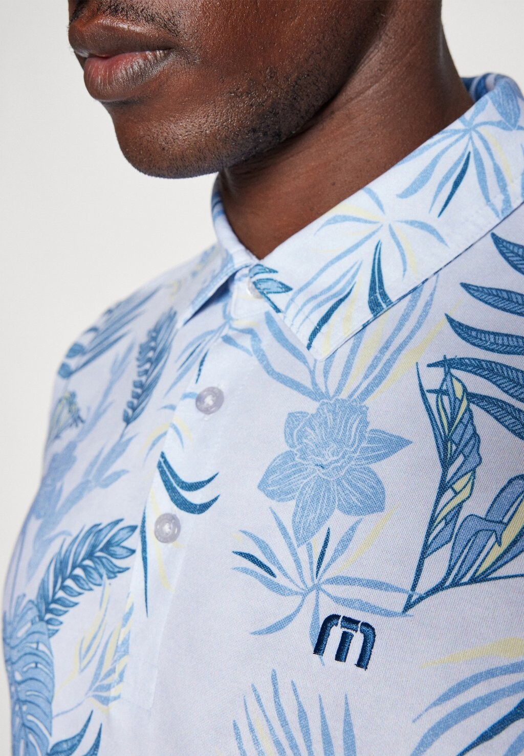 

Рубашка поло FEATHERWEIGHT ISLAND TravisMathew, пестрый светло-серый