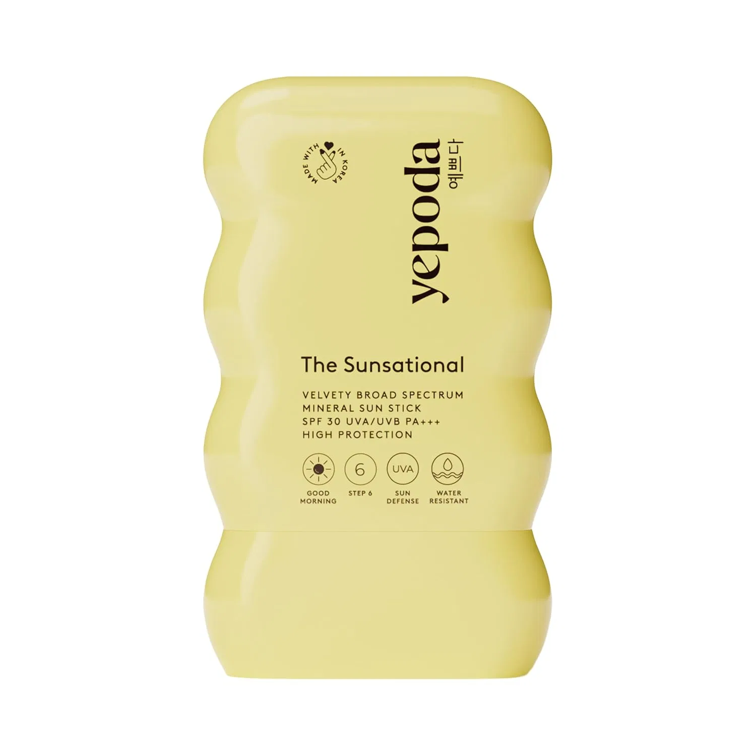 Минеральный солнцезащитный стик Yepoda The Sunsational SPF 30, 18.5 г Yepoda