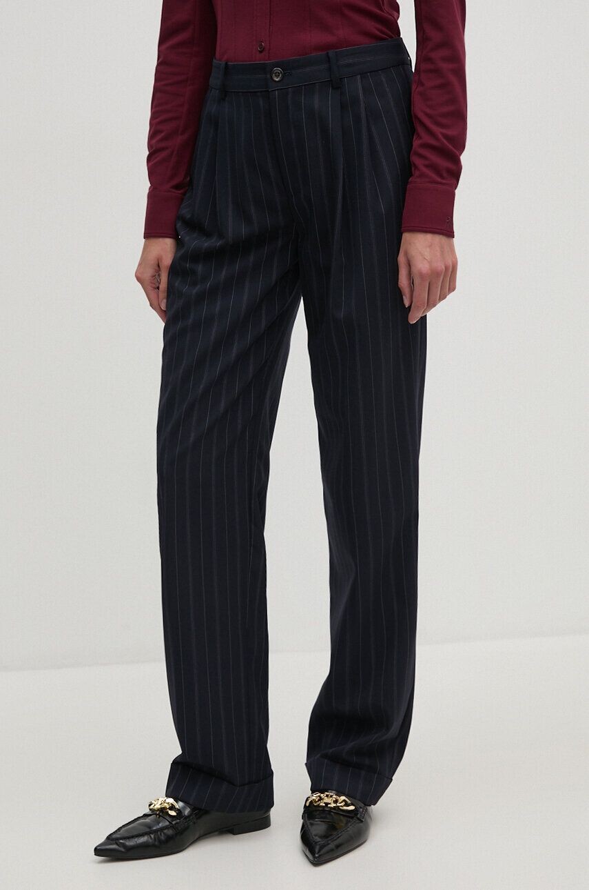 

Шерстяные брюки Lauren Ralph Lauren, темно-синий