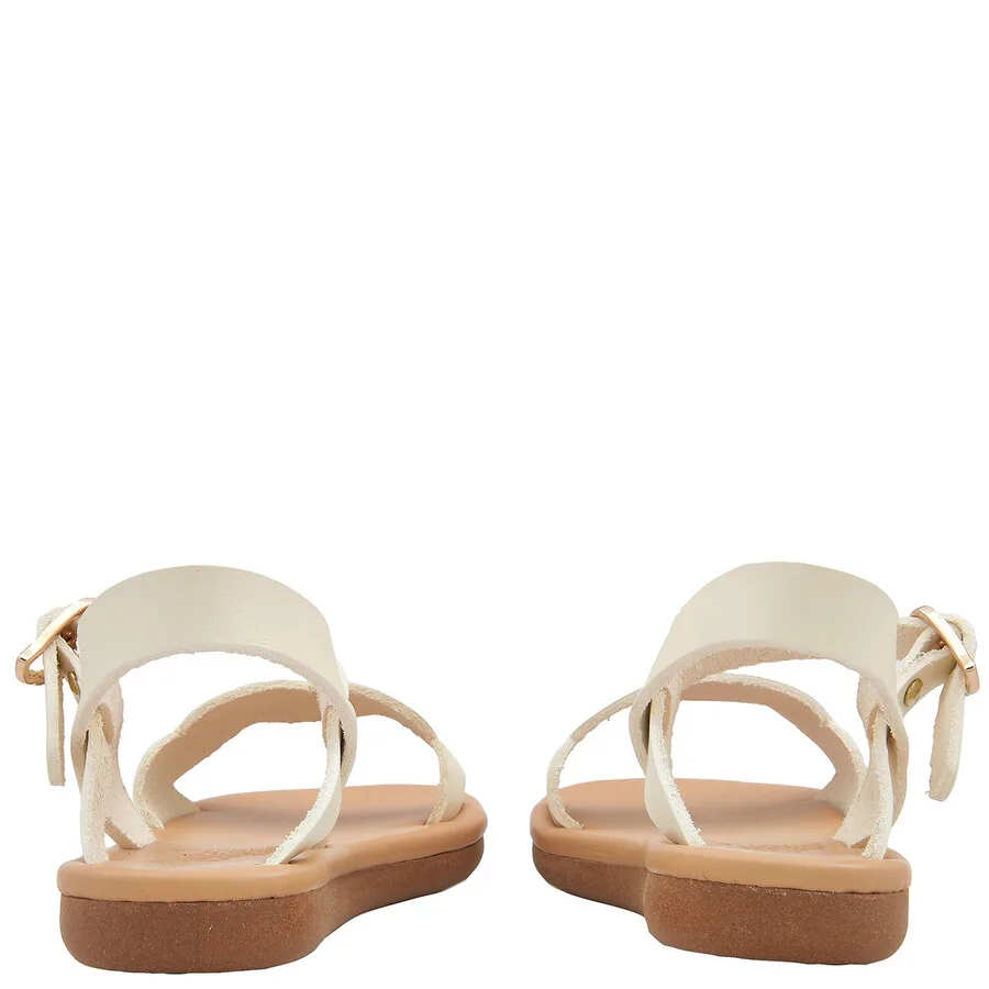 Древнегреческие сандалии для девушек Lil Ostrako мягкие сандалии Ancient Greek Sandals, белый — фото 3