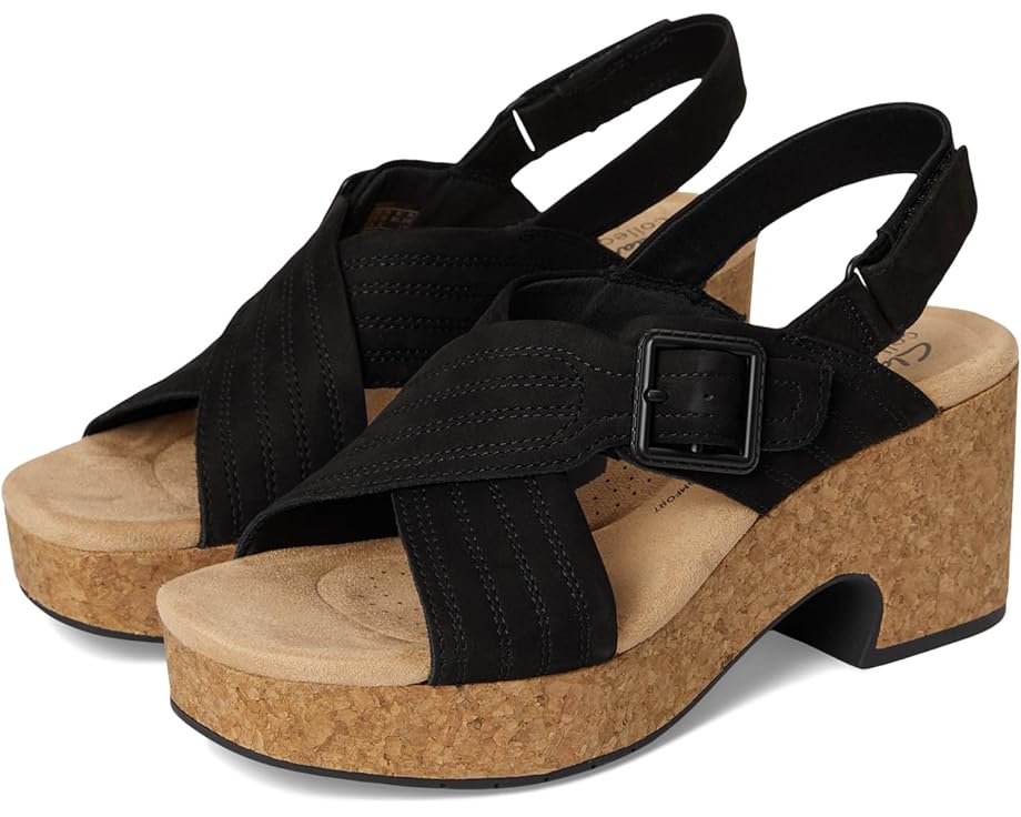Туфли Clarks Nerisa West, цвет Black Nubuck