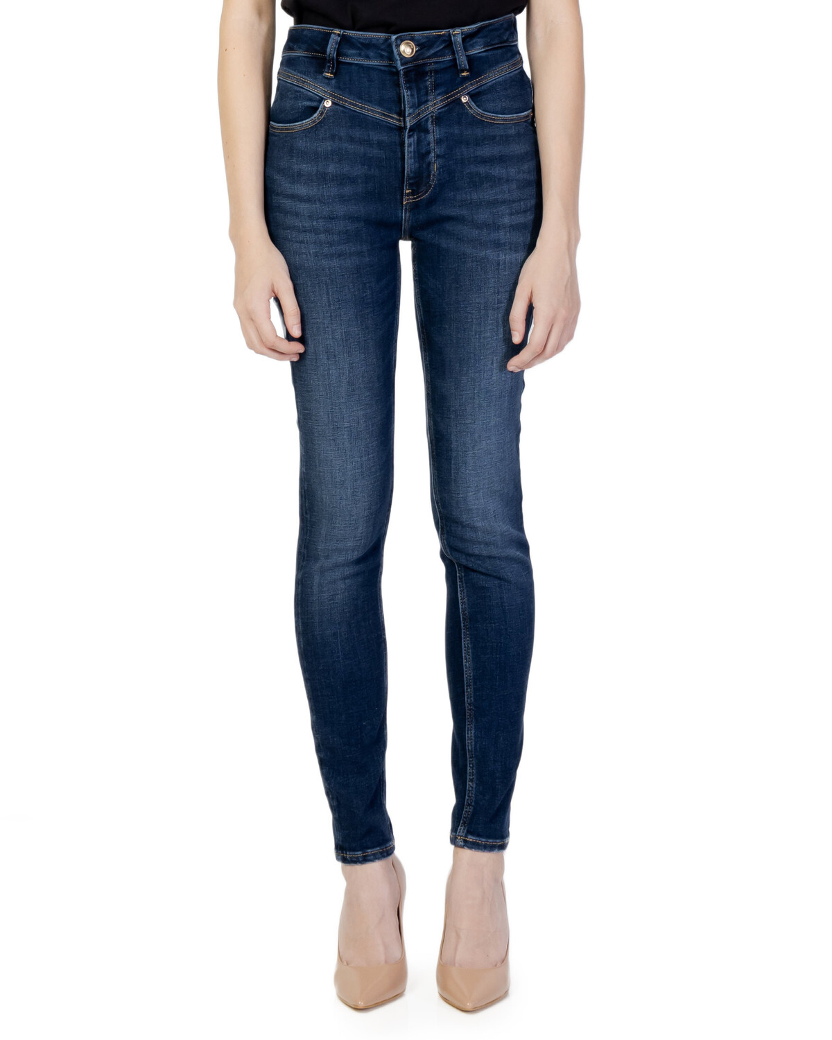 

Джинсы Guess узкие, синий