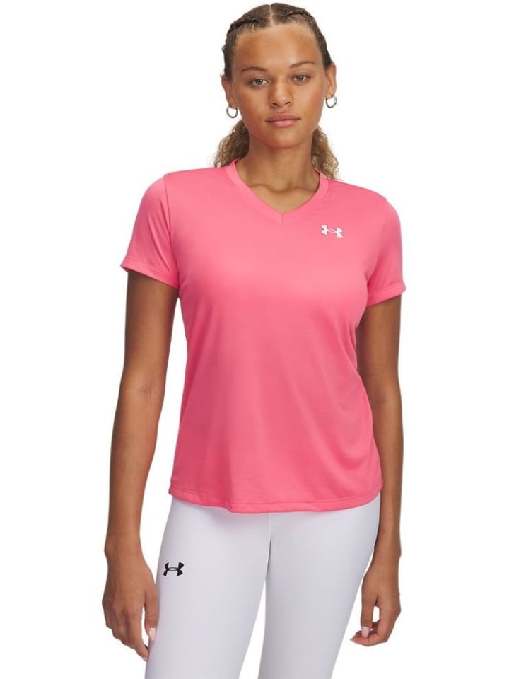 

Спортивная футболка Tech SSV-Solid розового цвета Under Armour