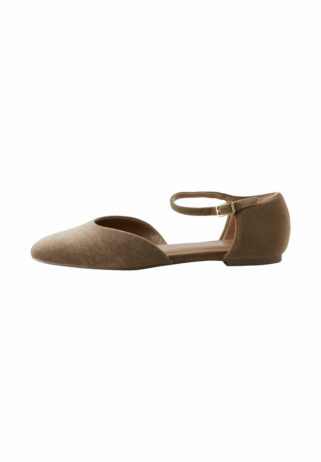 Балетки с ремешком на щиколотке FOREVER COMFORT ROUND TOE Next, зеленый