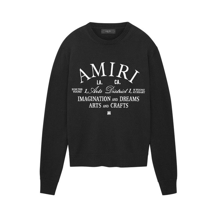 

Свитер Amiri Arts District Crew, Black