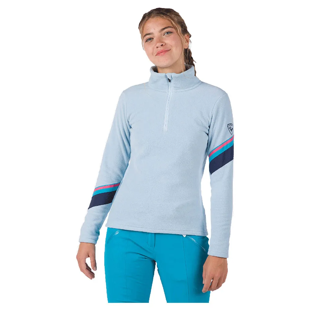 

Флис Rossignol Strawpile half zip, синий