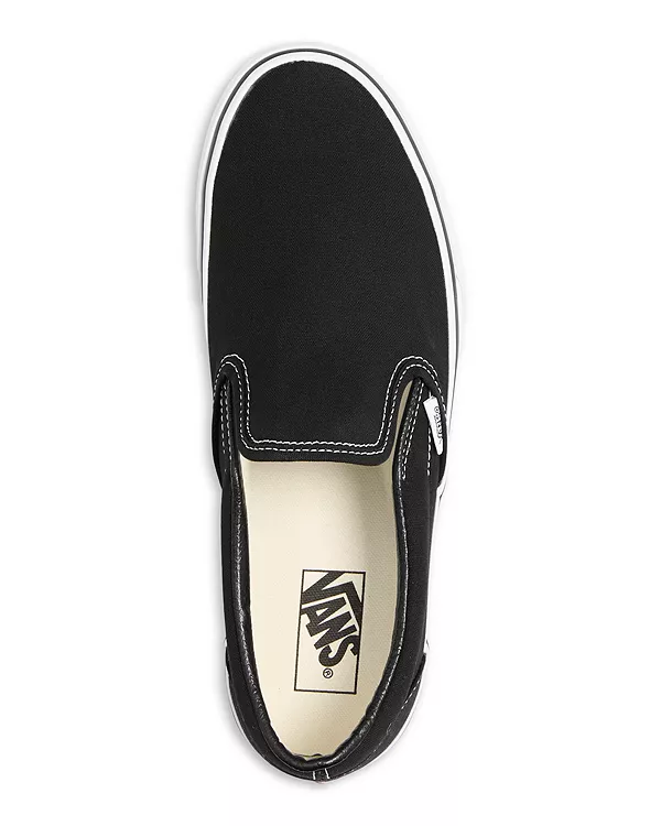 Классические мужские слипоны Vans, черный — фото 2