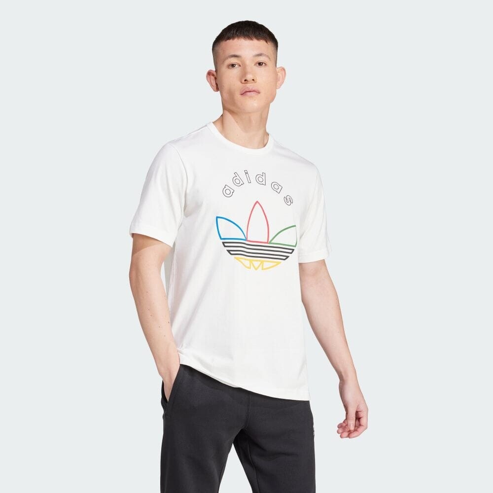 

Футболка Adidas Graphic short sleeve t-shirt, цвет Cloud White