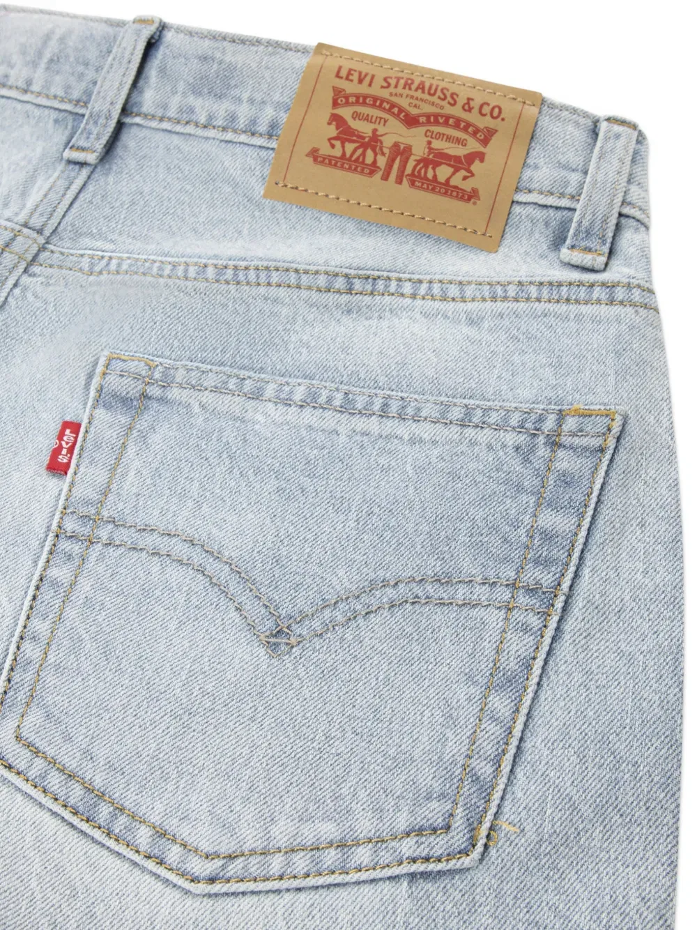 Джинсы с пятью карманами и застежкой-молнией Levi'S Kids, синий — фото 2