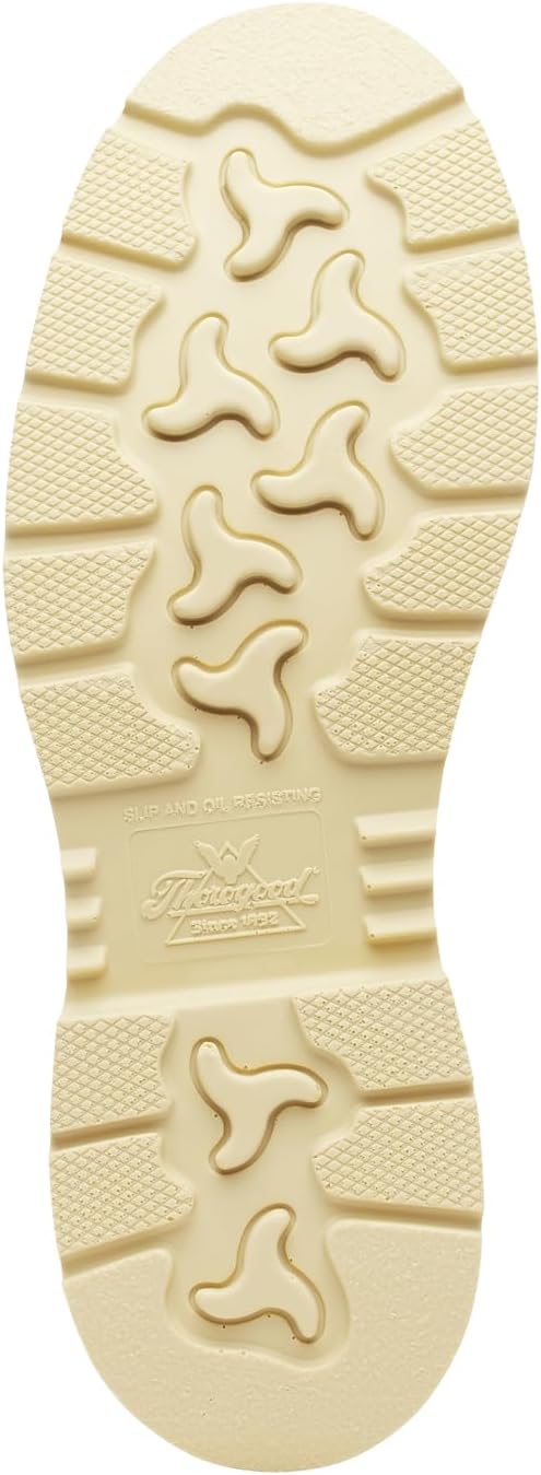 Ботинки Thorogood American Heritage с стальным носком 6 для мужчин - из цельнозернистой кожи с Мок-Тоу, противоскользящей подошвой клиновидной формы и комфортной стелькой; сертифицированы по стандарту EH, Trail Crazyhorse — фото 4