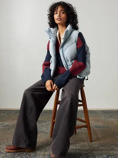 

Вестерн-пузырьковый жилет Levi's, цвет Celebrate The Moment - Light Wash