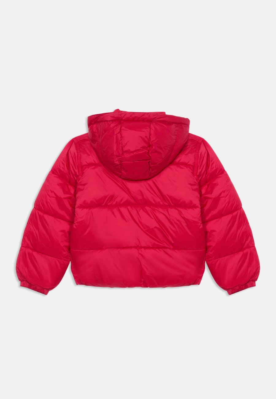 Зимняя куртка Tommy Hilfiger HOODED SHINY PUFFER UNISEX, Ruby Rhubarb/Red — фото 2
