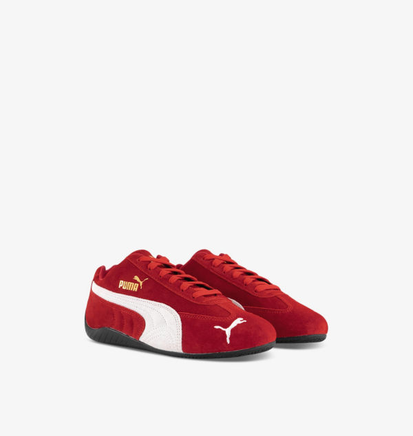 Кроссовки Speedcat с низким берцем из замши Puma, белый — фото 3