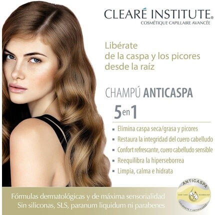Clearé Institute Шампунь от перхоти Cleare Institute с натуральными ингредиентами 400 мл — фото 2