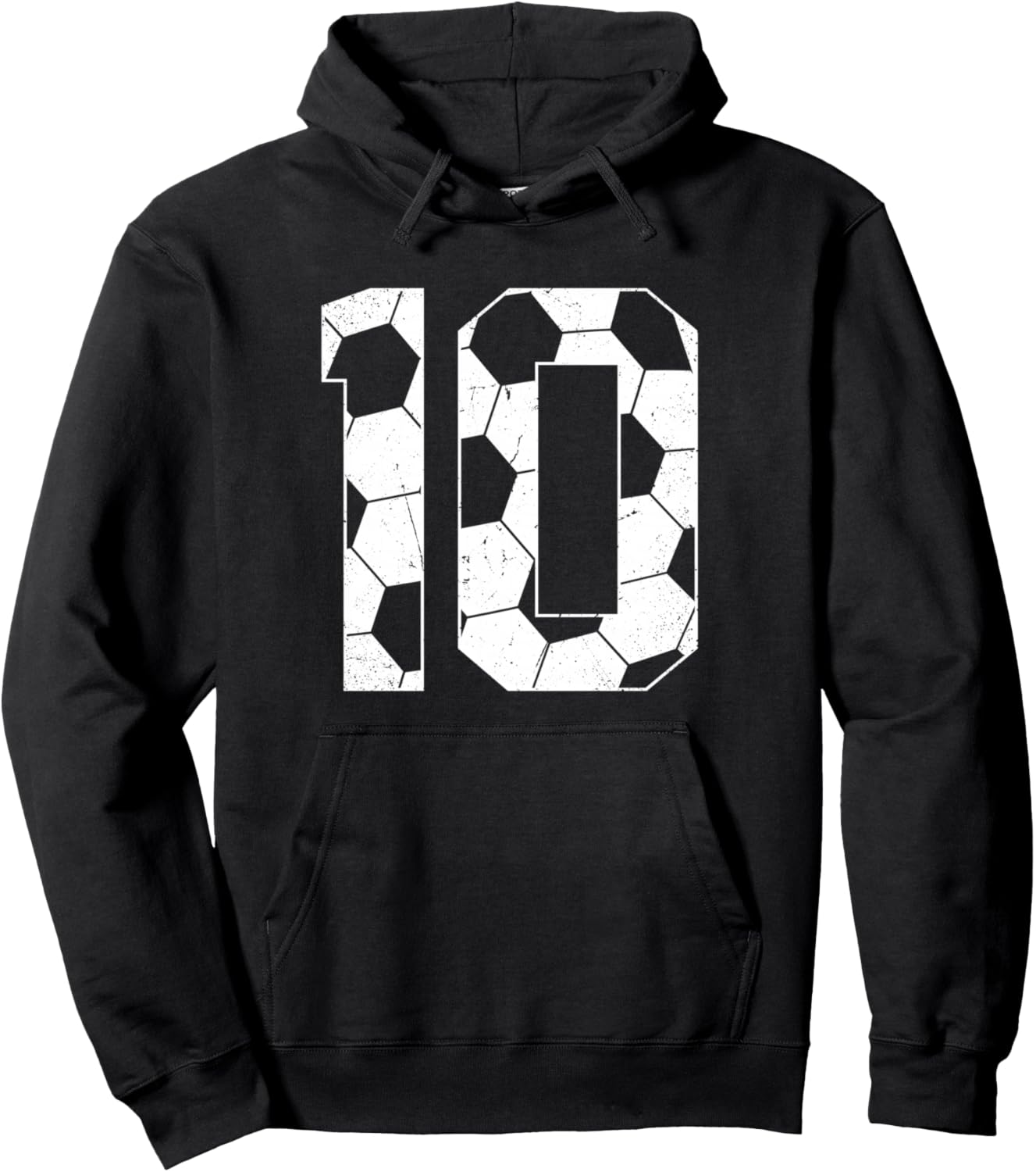 

Толстовка с надписью «10-летний мальчик-футболист» 10 Year Old Birthday Apparel Soccer Boy B-Day, черный