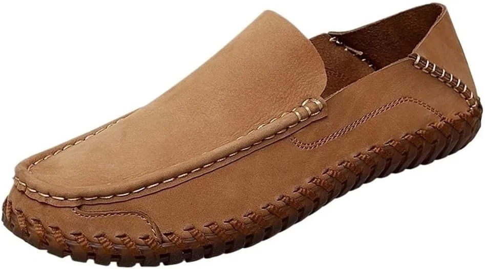 Лоферы замшевые мужские Slip-On Vintage, желтый HBNCFTI