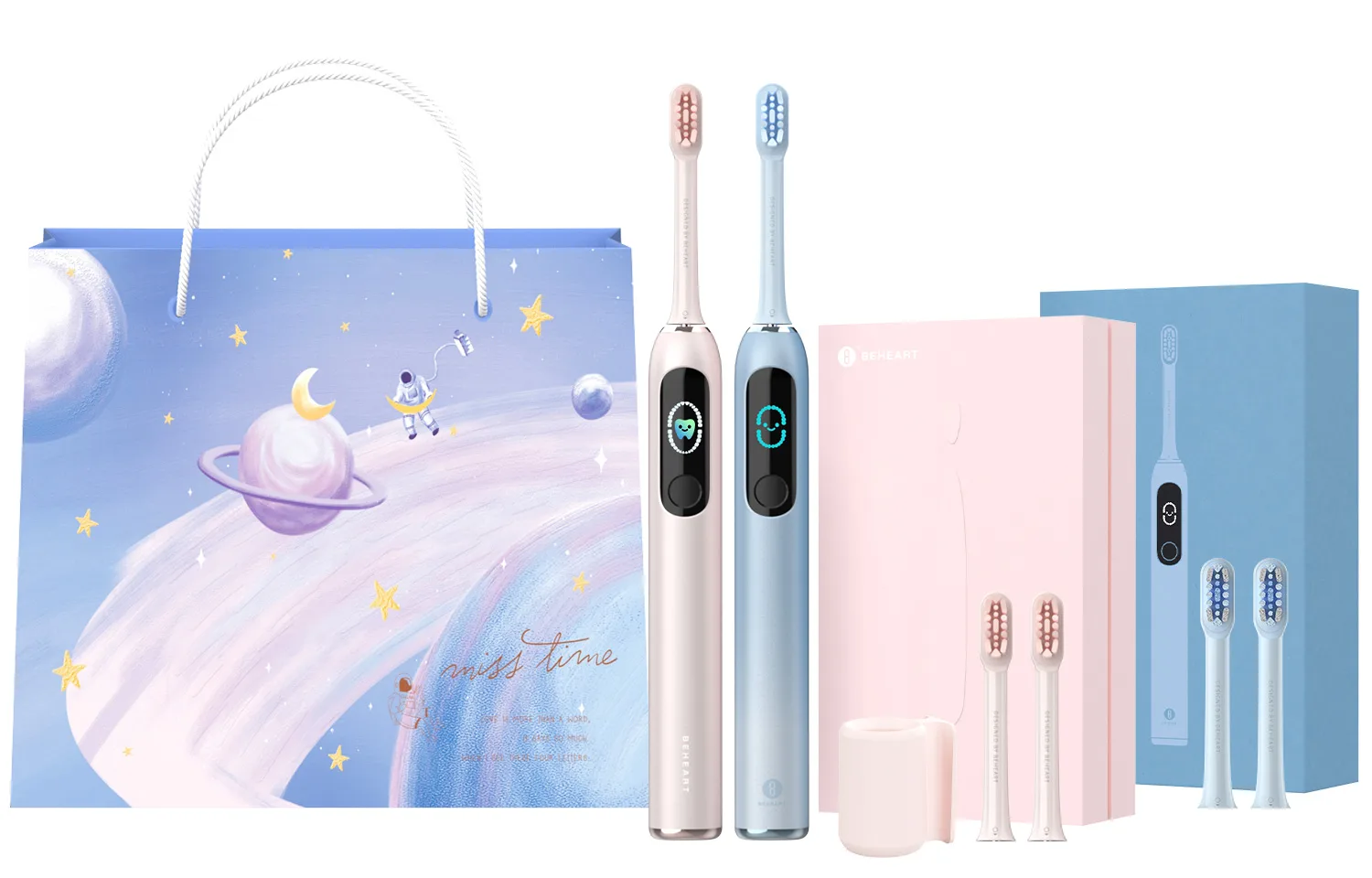 Электрическая зубная щетка Times, Blue + Purple Birthday Exclusive Gift Box — фото 2
