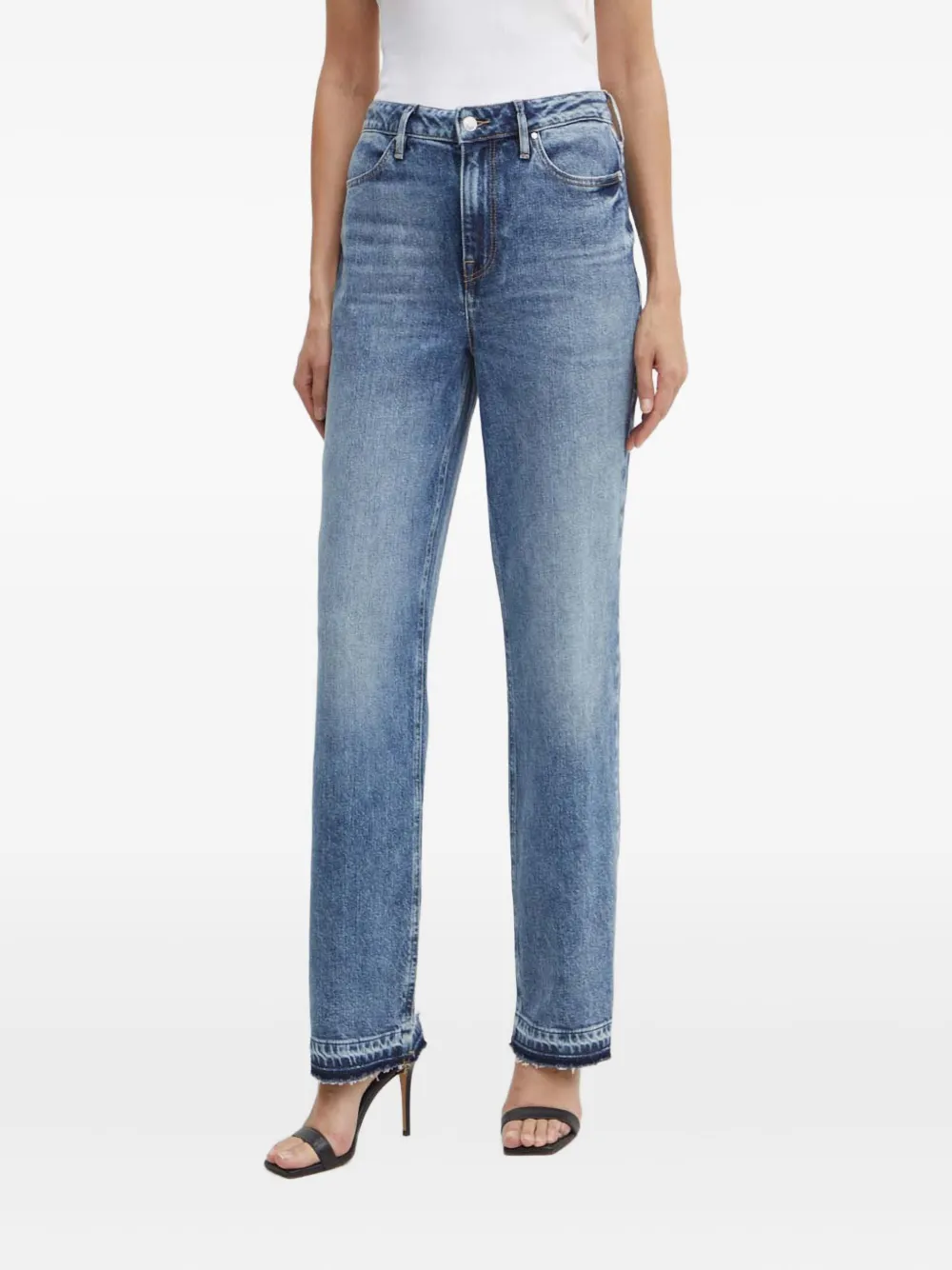 

Джинсы с бахромой Guess Usa, синий