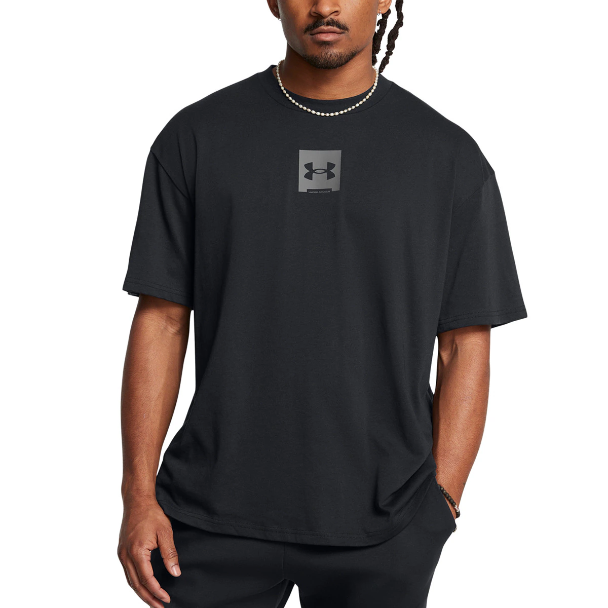 

Футболка мужская UA M HW OS SM BOX SS Under Armour, черный
