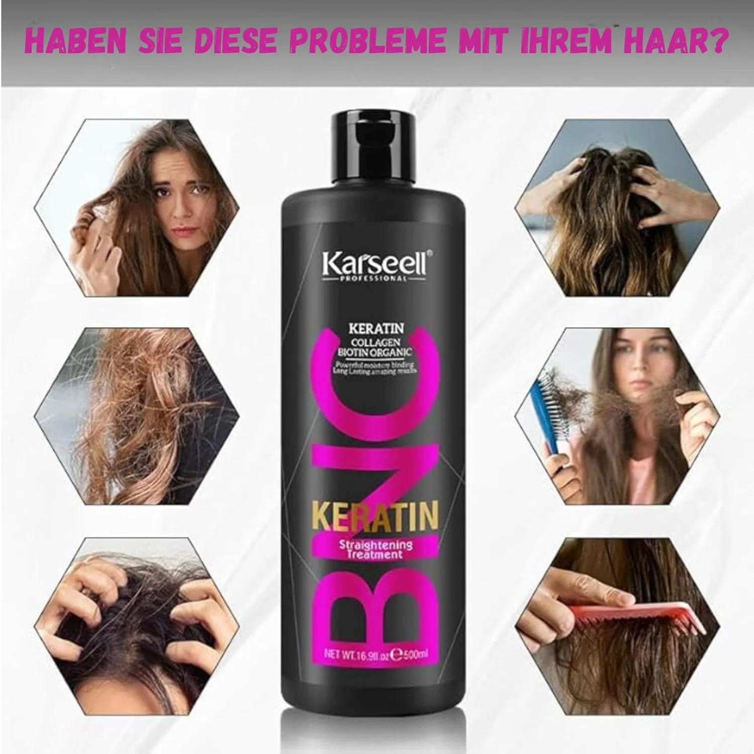 Система кератинового выпрямления Karseell MACA CARE SYSTEM без формальдегида Karseell Maca Care System — фото 4