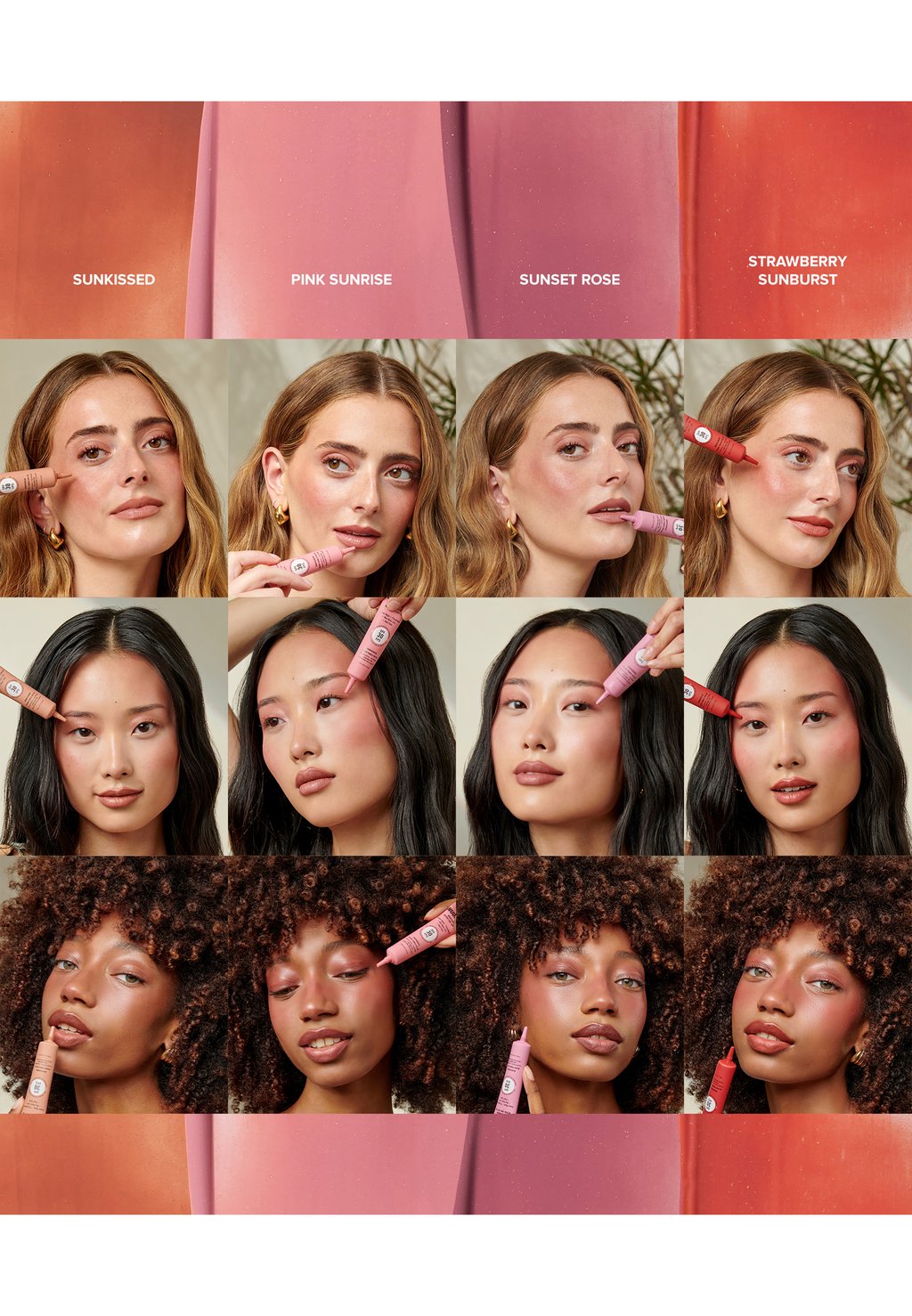 

Тинт для губ и щек Nudescreen Blush Tint Spf 30 NUDESTIX, солнечный поцелуй