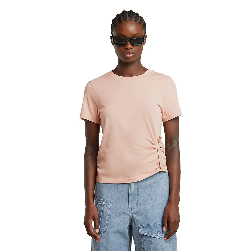 

Футболка с коротким рукавом G-Star Adjustble Slim, розовый