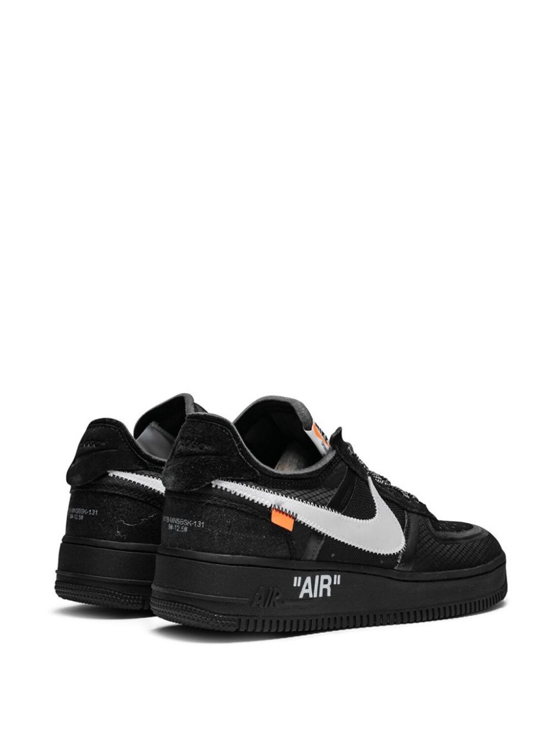 Кроссовки Nike The 10th: Air Force 1 Low, черный/белый — фото 3
