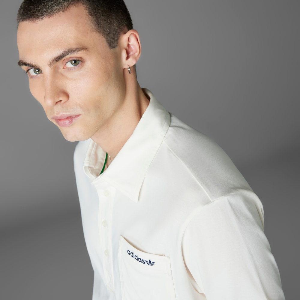 Спортивная футболка Adidas Originals Archive Pocket Polo Shirt, цвет Chalk White — фото 4