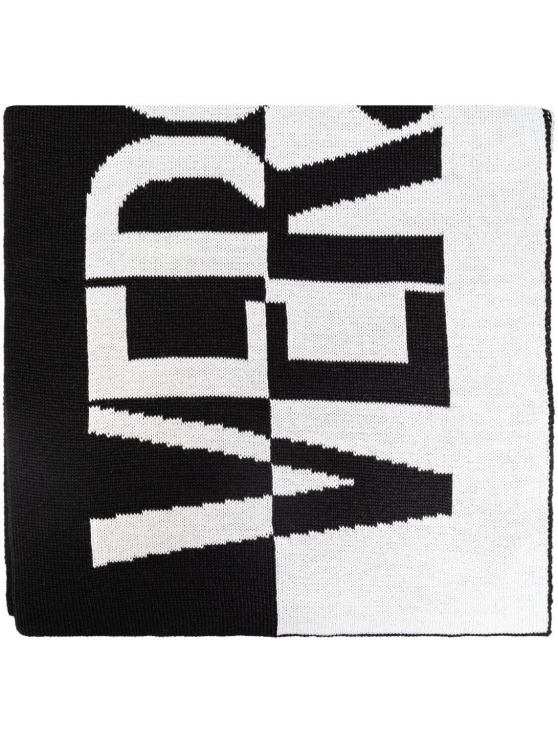 

Versace Jeans Couture шарф с логотипом-интарсией, черный