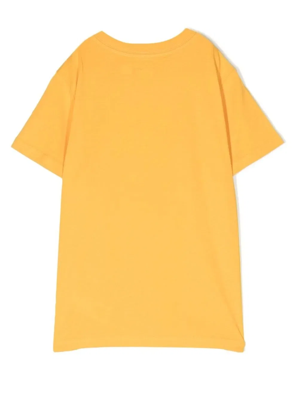 Хлопковая футболка с вышитым логотипом Polo Ralph Lauren Kids, желтый — фото 2
