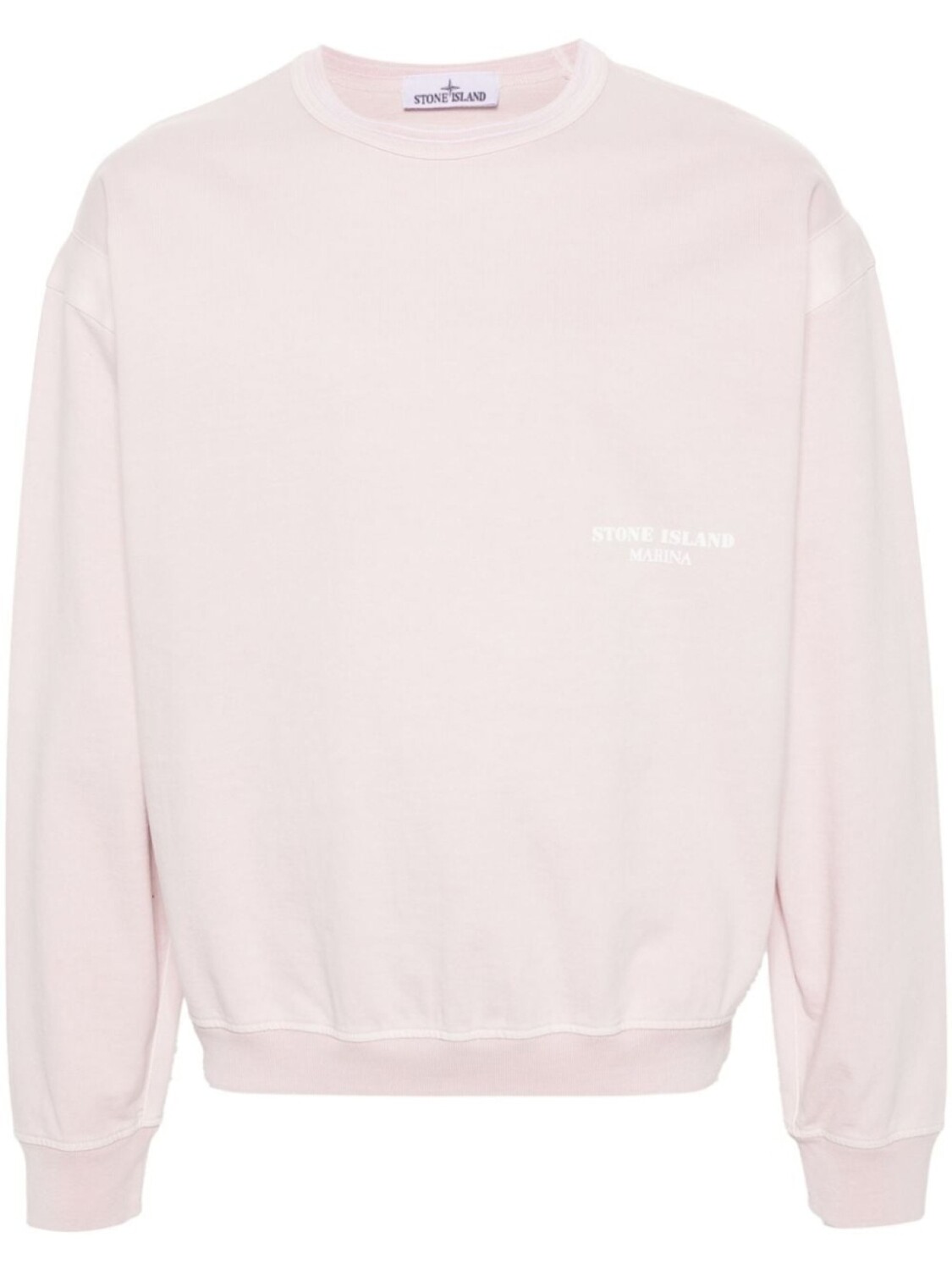 

Stone Island толстовка с логотипом, розовый