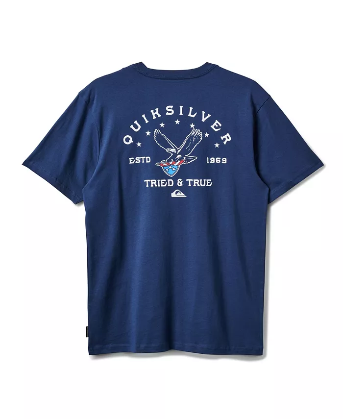 

Мужская футболка с коротким рукавом Eagle Usa Quiksilver, синий