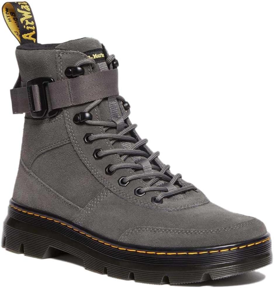 

Ботинки Dr. Martens Unisex-Adult Combs Tech Fashion Boot, Gunmetal E.H. Suede