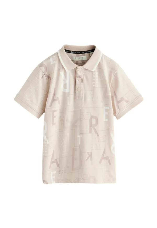Рубашка поло стандартного кроя Baker By Ted Baker, Stone Letter Print