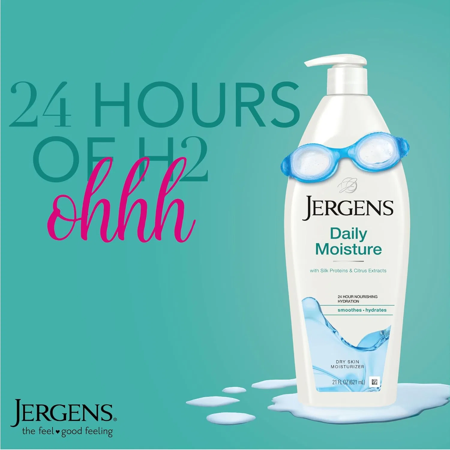 Ежедневный увлажняющий лосьон Jergens Daily Moisture 595.3 г Jergens — фото 3
