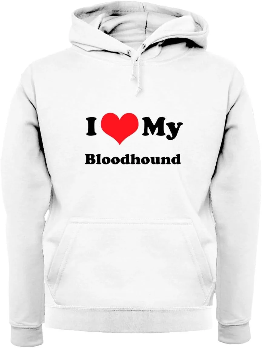 

Толстовка Unisex Premium I Love My Blood Hound Dressdown