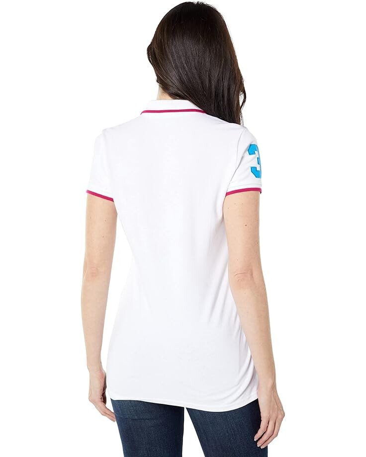 

Поло U.S. POLO ASSN. Triple Crown Polo, цвет Optic White