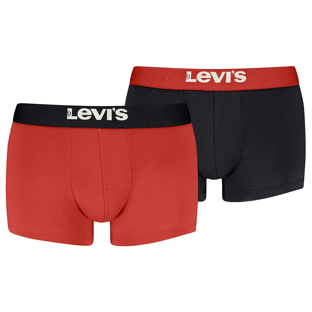 

Боксеры 2 шт Levi's Solid Basicorganic Co boxers 2 units, красный